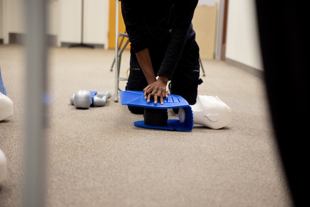 CPR first aid training